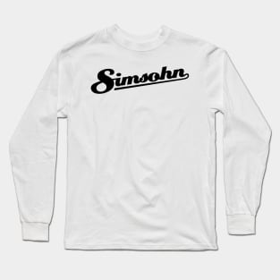 Simsohn Logo (black) Long Sleeve T-Shirt